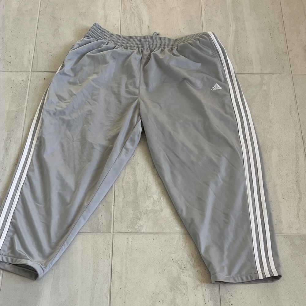 Adidas Kids Light Gray Joggers